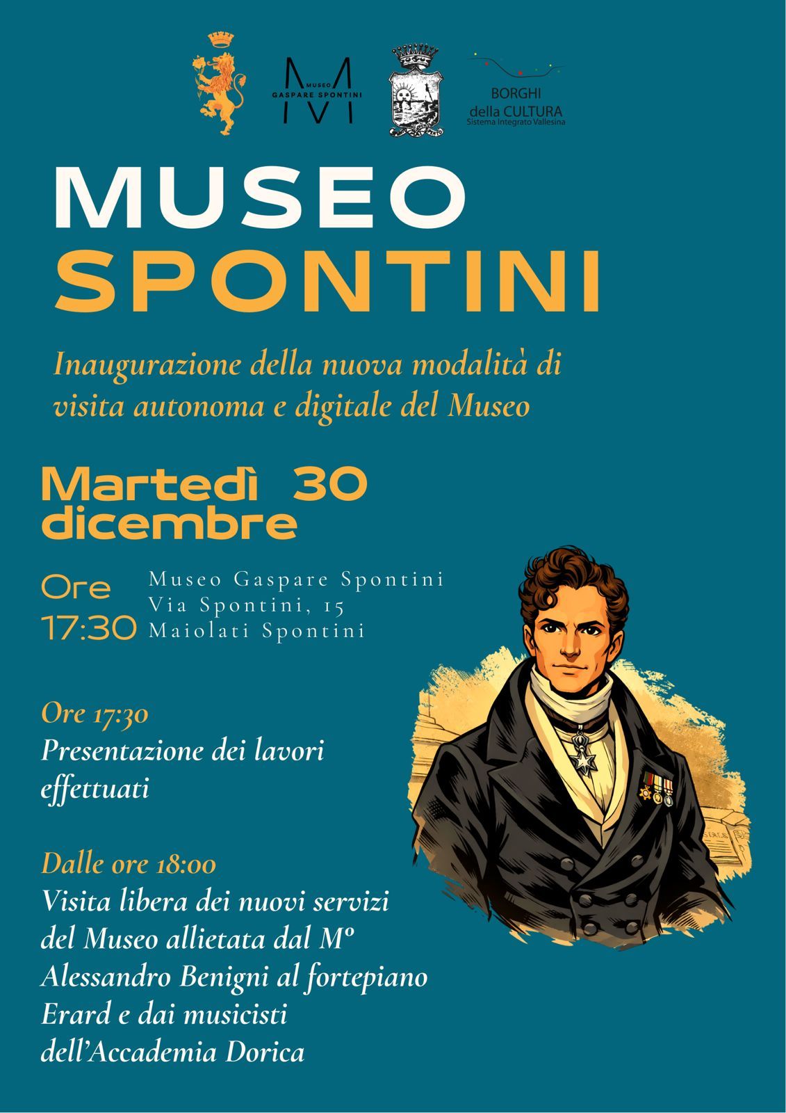 Inaugurazione del nuovo MUSEO SPONTINI